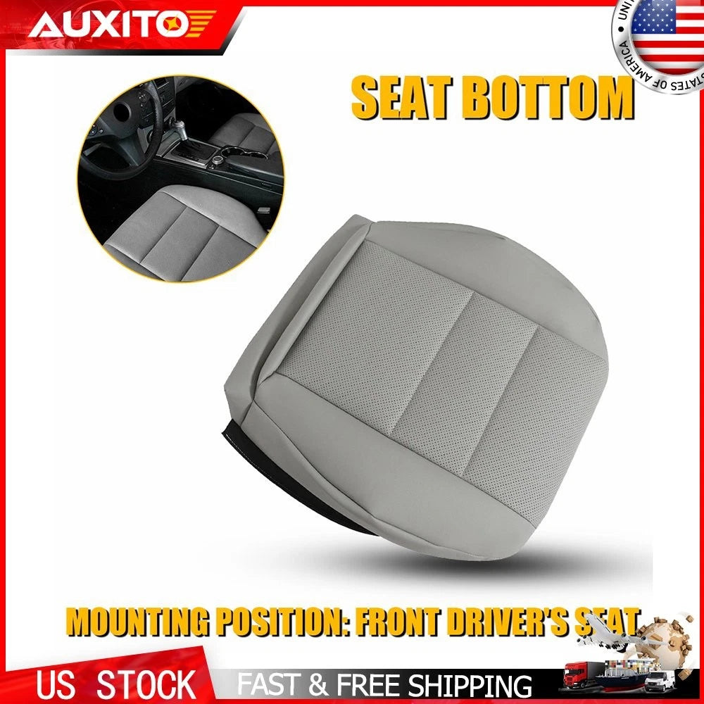 Driver Bottom Leather Seat Cover for Mercedes Benz C250 C300 GLK250 (2008–2014)