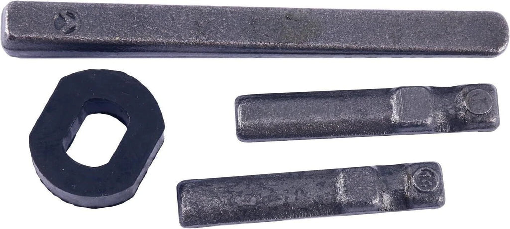 14Pcs Wedge and Feather Shims for Stone Splitting (Concrete, Marble, Rock)