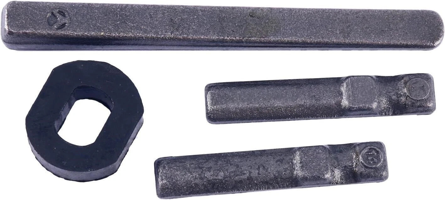 14Pcs Wedge and Feather Shims for Stone Splitting (Concrete, Marble, Rock)