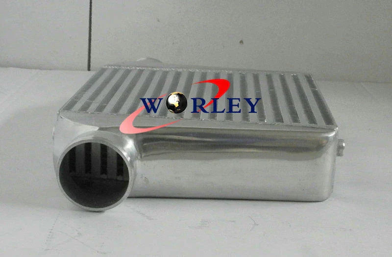 Universal Front Mount Aluminum Turbo Intercooler 76mm