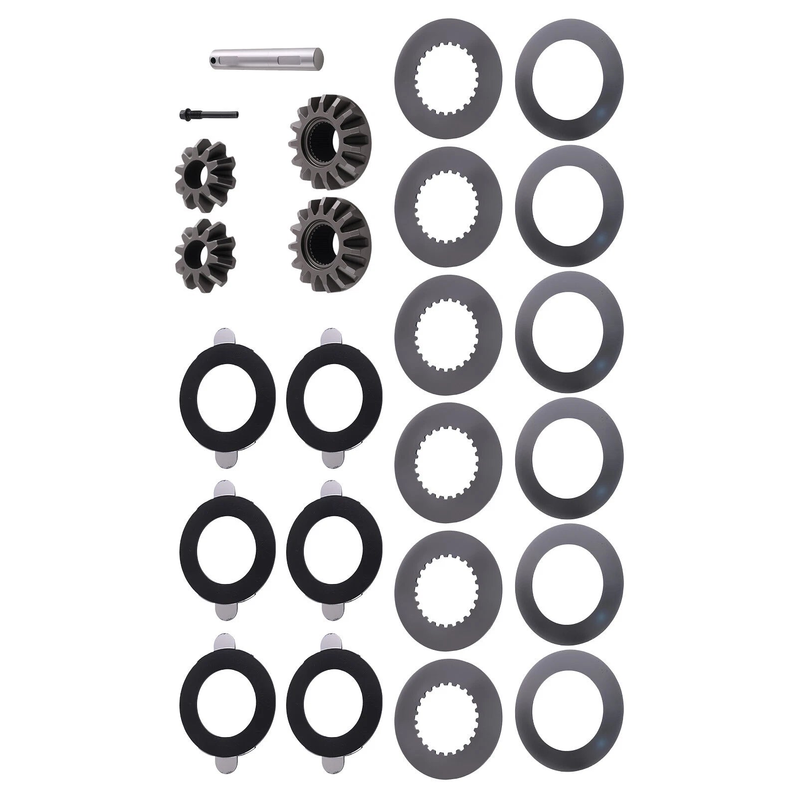 Set of 2 Rear Differential Gears and Clutch Plates for Ford E-150 (YYYY–YYYY)