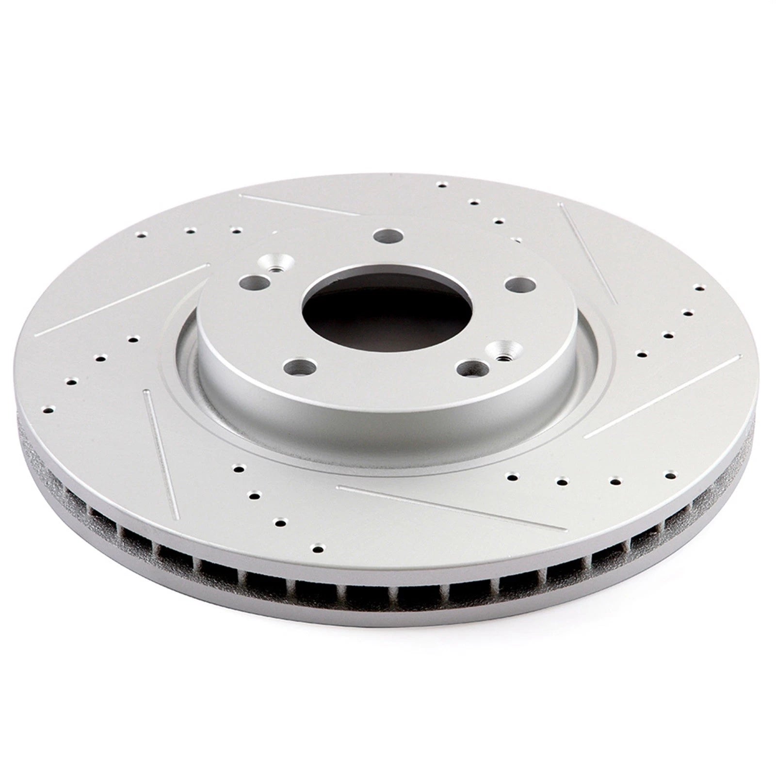 Front Brake Rotors & Ceramic Pads for Hyundai Sonata (2009–2010) Drilled Slotted