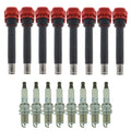 Set of 8 Ignition Coils & NGK Laser Platinum Spark Plugs for Audi A8 Quattro S5 V8 (2008–2017)