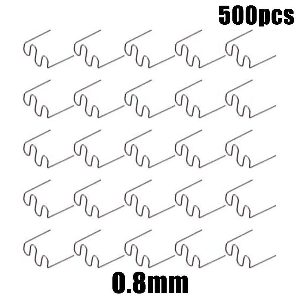 500-Piece Plastic Repair Welding Kit for Sheet Metal