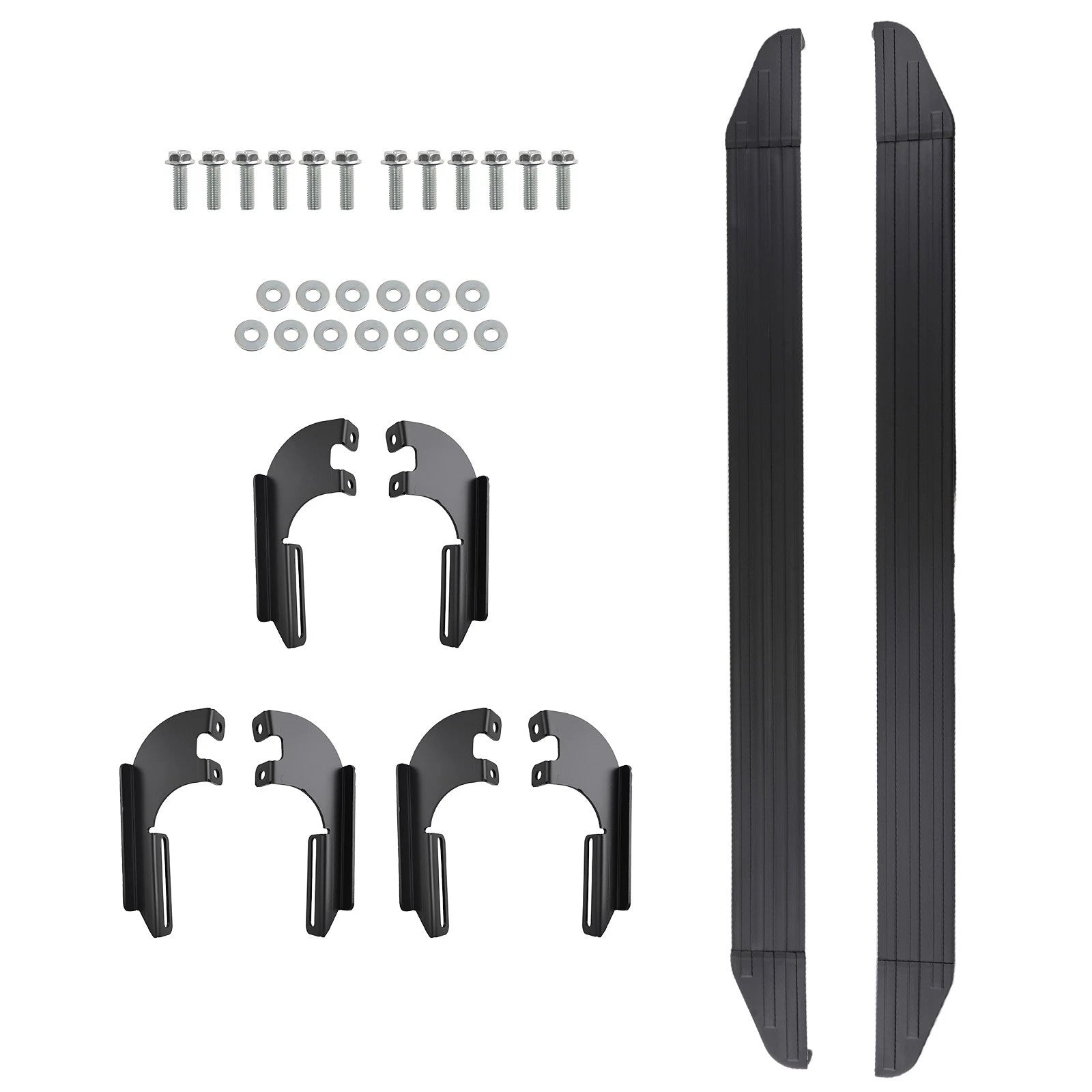 Black Running Board Side Step Bar for Honda Pilot (2016–2022)