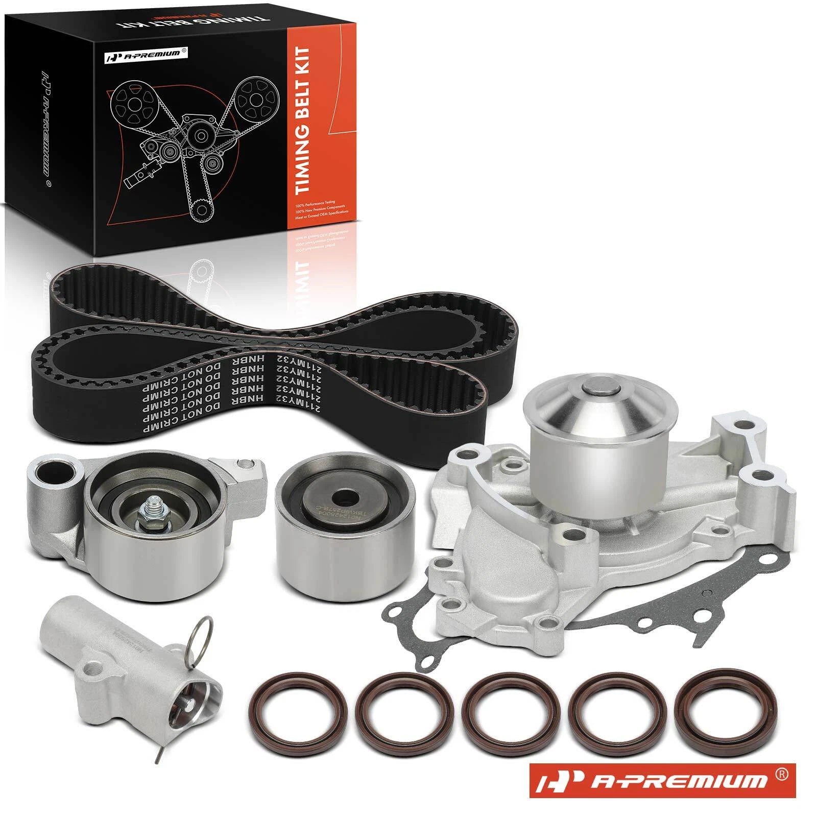 10x Timing Belt & Water Pump Kit for Toyota Highlander & Lexus (2006-2010)