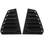 Pair Carbon Look Window Louver Rear Side Vent Cover for Golf 7 GTI R (2014–2020)