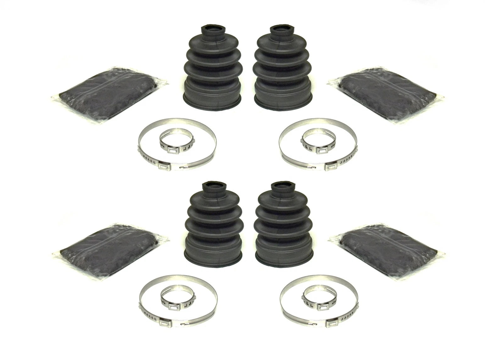 Set of 4 CV Boot Kits for Yamaha Grizzly 700 (2007–2008) Outer Front & Rear