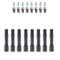 Set of 8 Iridium Power Plugs & Ignition Coil Boots for BMW E39 M5 E52 Z8