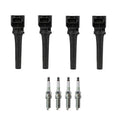 Set of 4 Ignition Coils & NGK Platinum Spark Plugs for Mazda 3 6 CX-5 (2010–2020)