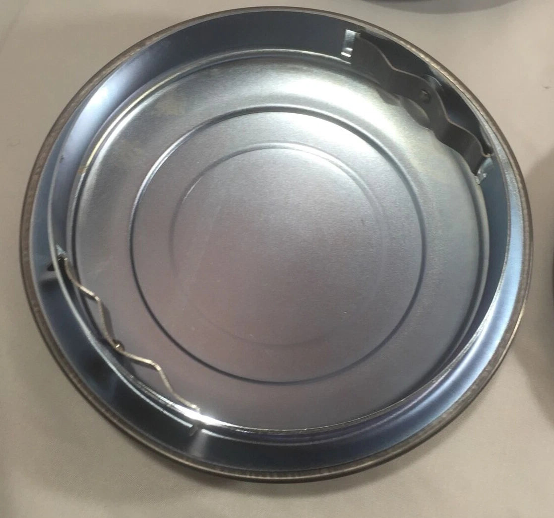 Stainless Hubcap Single With 3 Raised Rings for 1932 Ford V8 (1932–1932)