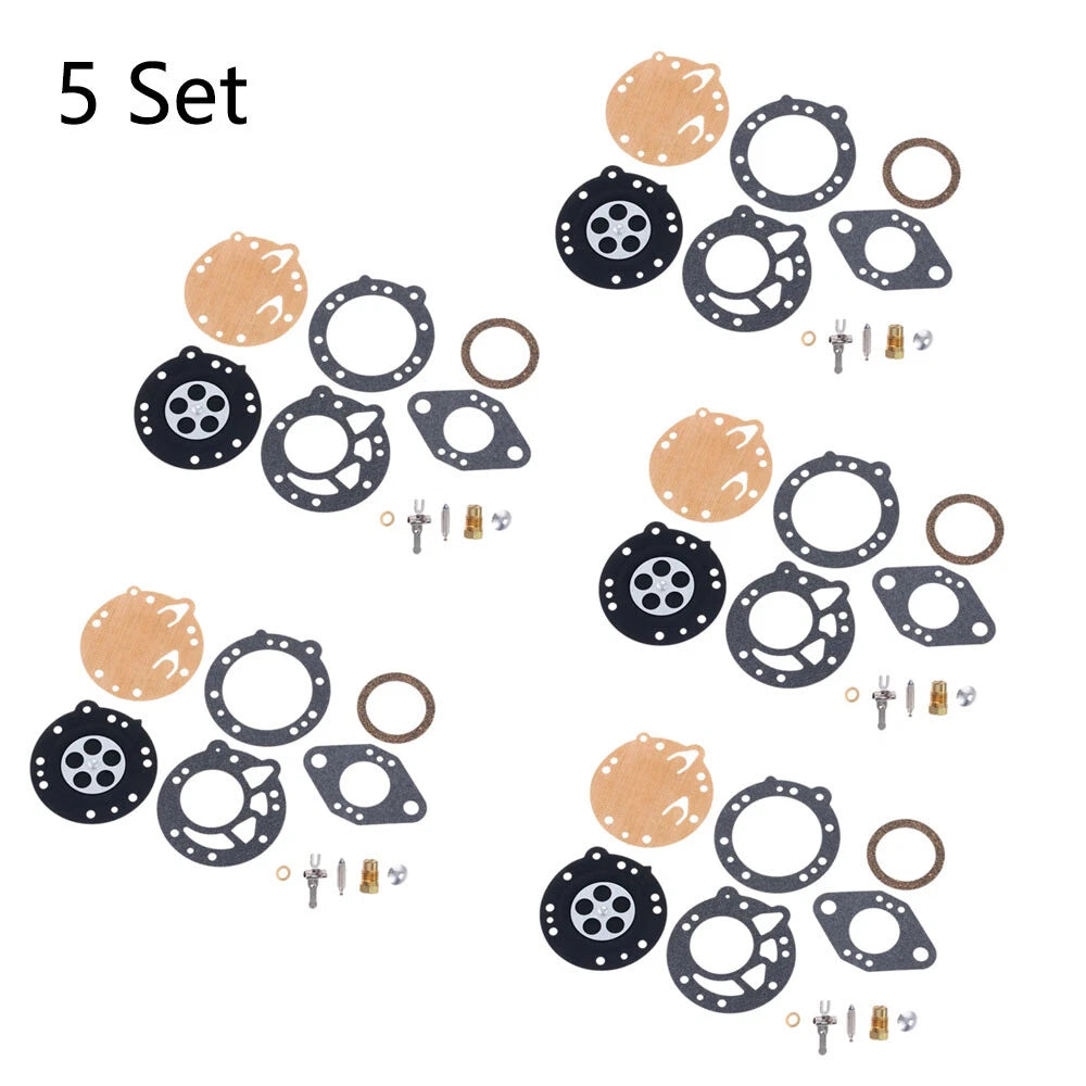 Set of 5 Carburetor Rebuild Kits for Tillotson RK-88HL (2-Cycle Chainsaw)