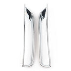 Set of 2 ABS Chrome Rear Fog Light Lamp Cover Trim for Subaru Forester (2013–2018)
