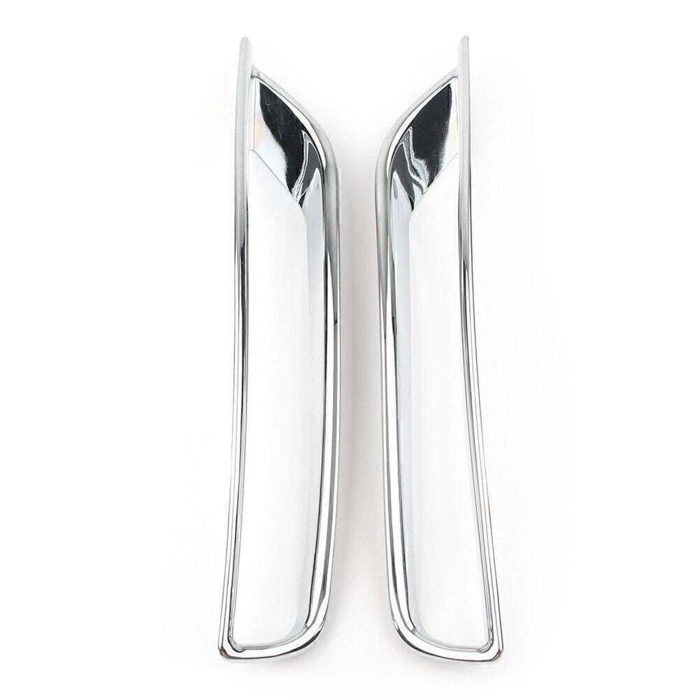 Set of 2 ABS Chrome Rear Fog Light Lamp Cover Trim for Subaru Forester (2013–2018)