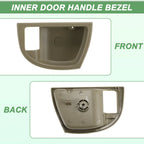 Rear Left Interior Door Handle Trim Bezel for Hyundai Santa Fe (2007–2012) Beige