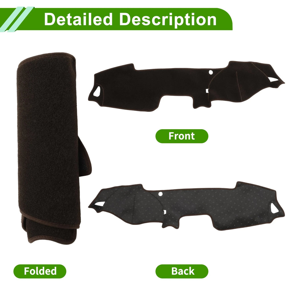 Dash Cover for Mazda MX-5 (2015–2022) No Hud Polyester Brown