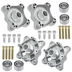 Front Rear Wheel Hubs & Bearings & Studs Kit for Polaris RZR 800 (2008–2014)
