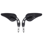 Black Side Mirrors for Harley Softail Slim Fat Boy Heritage (2014–2023)