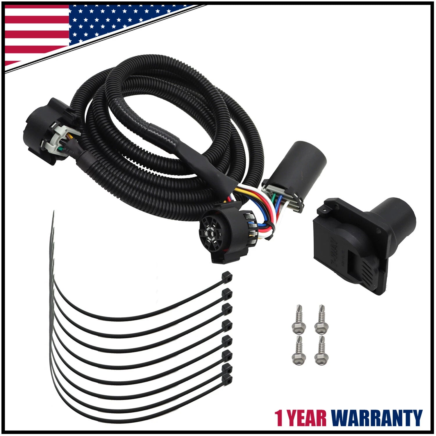 In Bed Trailer Wiring Harness for Ford Super Duty F250-F550 (2017–2022) HC3Z-15A416-A