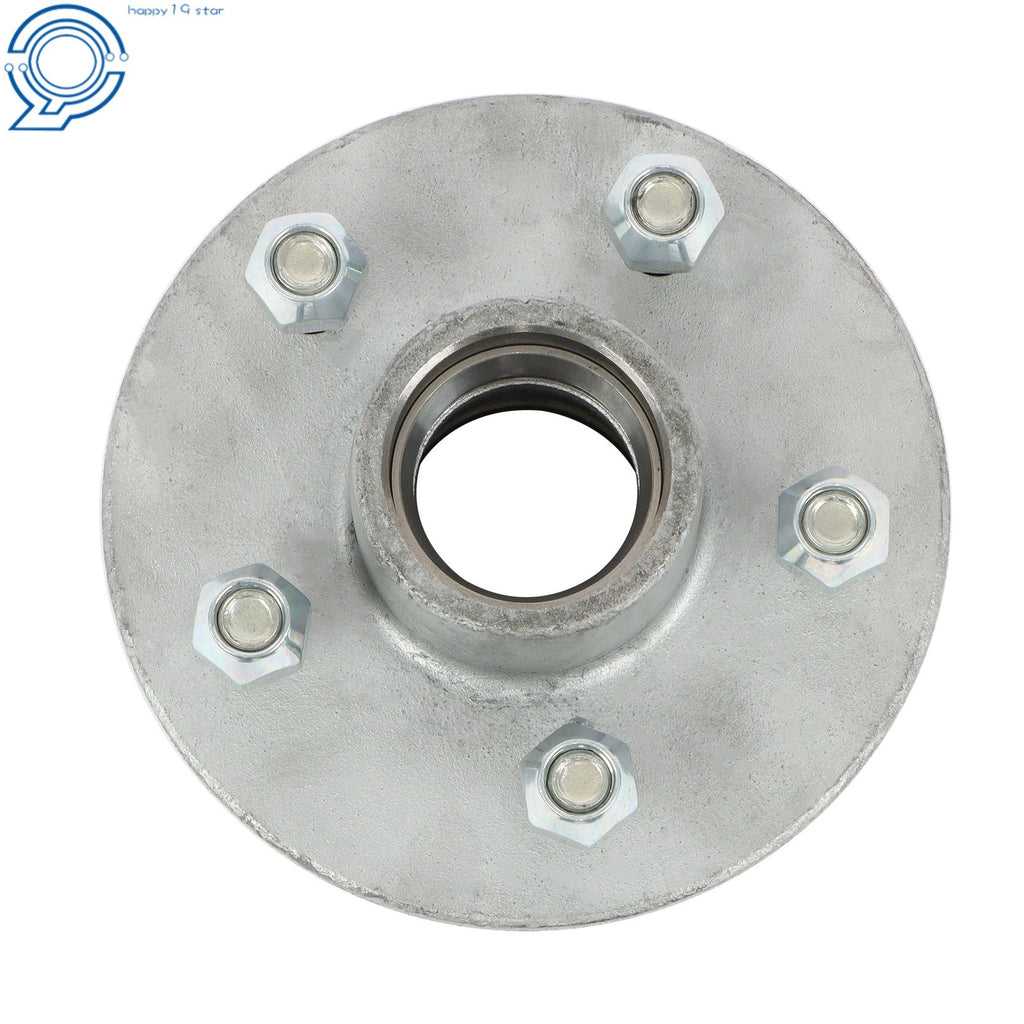 3500 lbs Spindle Trailer Hub for 5 on 4.5" Axles (Galvanized)