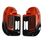 Lower Vented Fairing for Harley Electra Glide (2014–2023) Sunset Orange/Black Fade