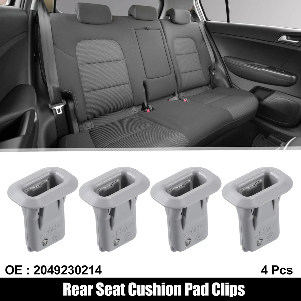 Set of 4 Rear Seat Cushion Pad Clips for Mercedes-Benz CLA250 (2014–2021)
