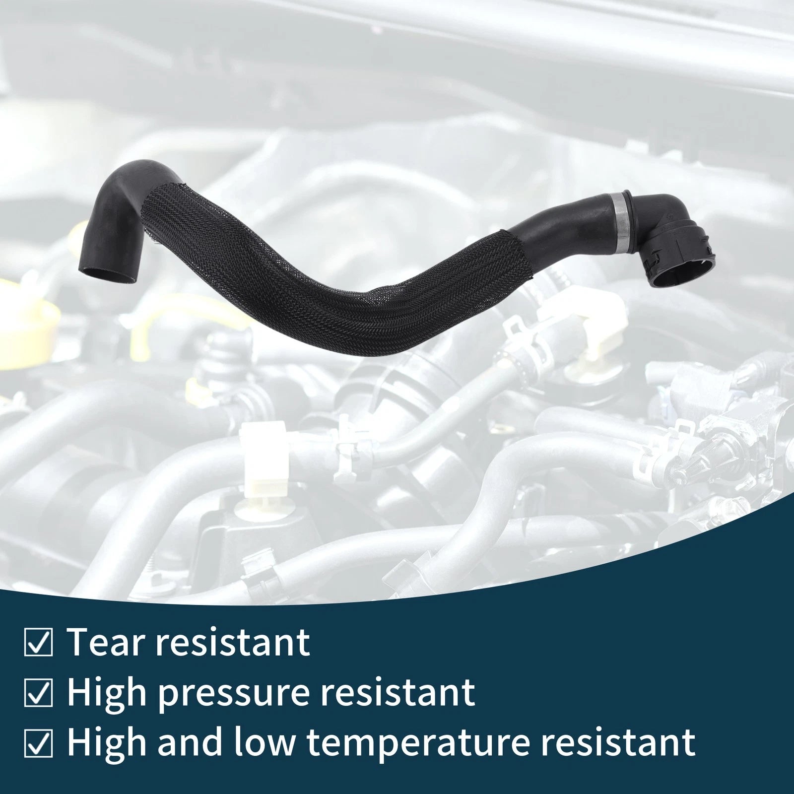 Radiator Hose for BMW 740Li (2013–2015) No. 11537605150 Rubber