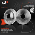 Pair Rear Brake Rotors & Pads for Ford Explorer Mountaineer (1991–2001)