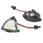 2X White 6000K LED Side Mirror Puddle Light Bulbs for Jetta Passat (B6)