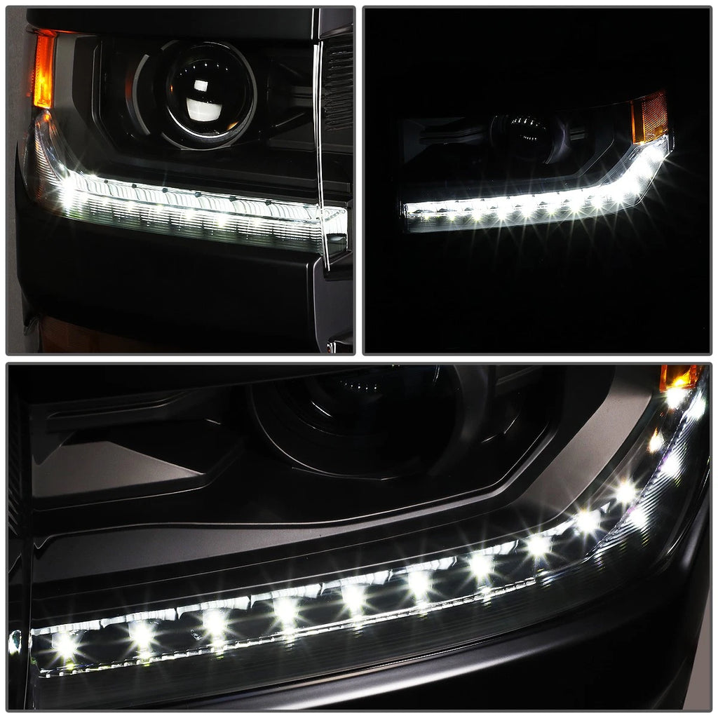 LED Projector Headlights for Chevy Silverado 1500 (2016–2019)
