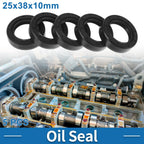 Set of 5 Oil Seal Rotary Shaft Seal for Various Models (25x38x10mm)