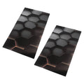 Honeycomb Waterproof Decal 2x for Car B Pillar