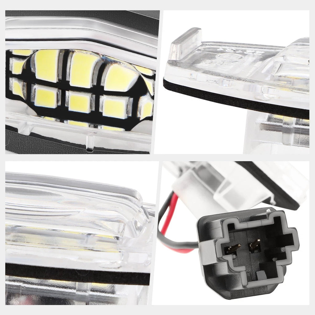 Set of 2 LED License Plate Lights for Acura ILX RDX, Honda Accord (2013–2018)