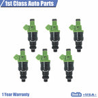 Set of 6 Fuel Injectors for Mitsubishi 3000GT Dodge Stealth (1991–1995)
