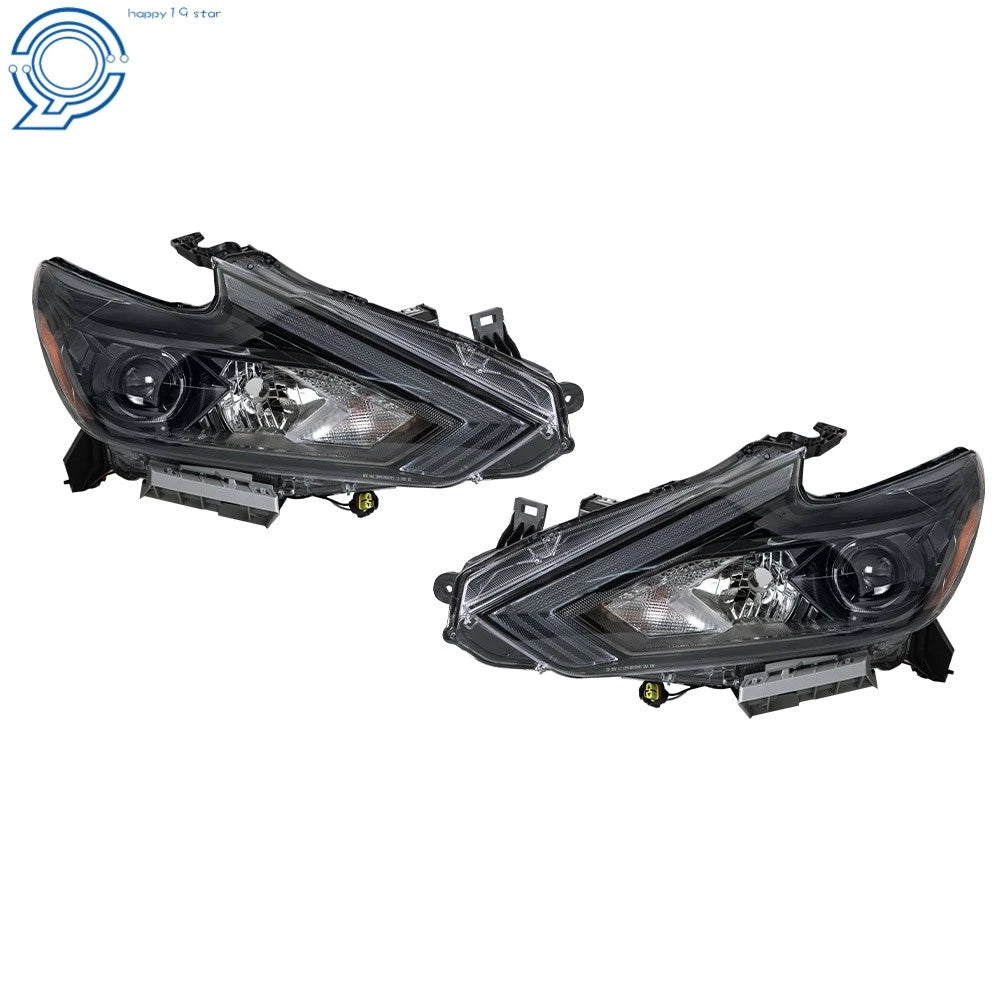 Pair Headlight Assembly for Nissan Altima (2016–2018) Halogen