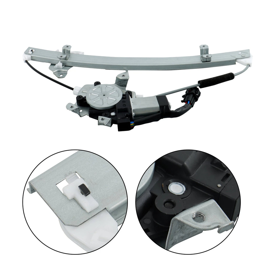 Front Left Power Window Regulator with Motor for Nissan Versa (2007–2013)