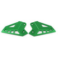 2X CNC Green Rear Foot Peg Heel Guard Cover for Kawasaki Z900 (2017–2019)