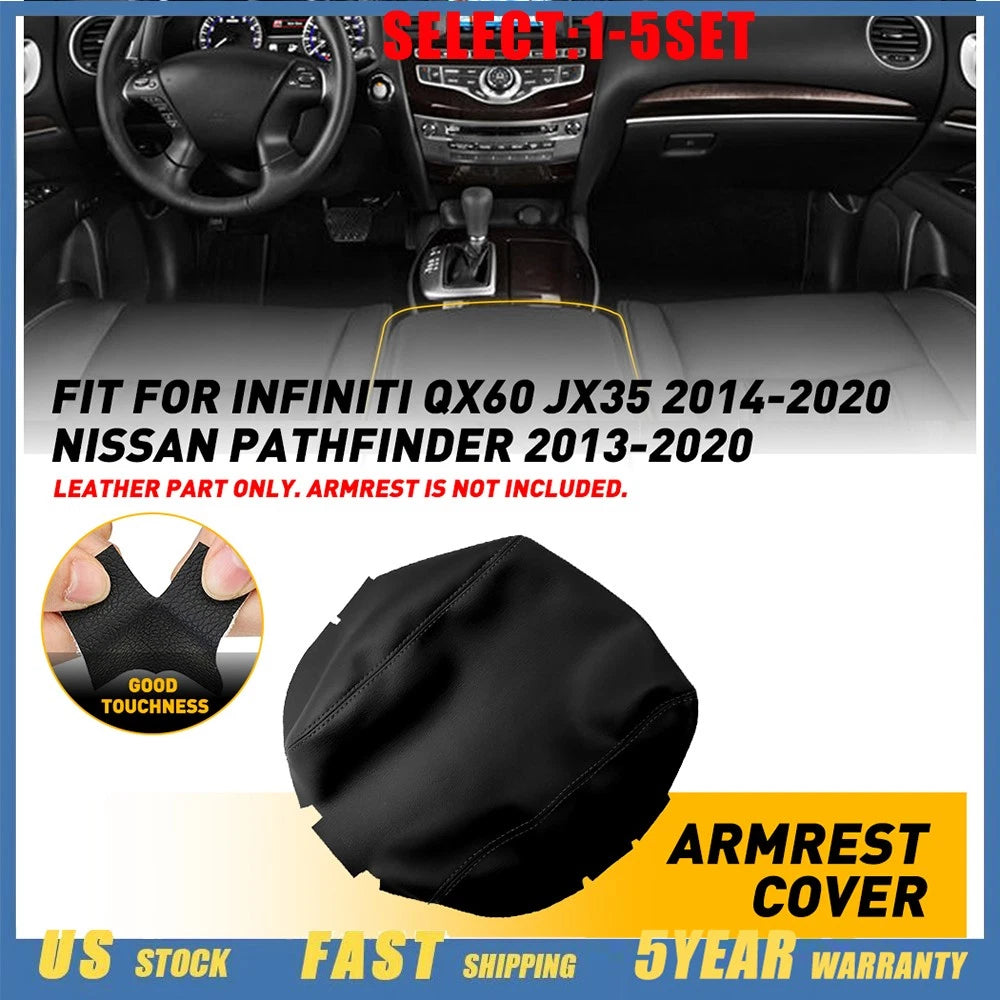 Armrest Cover Console Lid for Nissan Pathfinder QX60 JX35 (2013–2020)