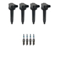 Set of 4 Ignition Coils & Denso Iridium Spark Plugs for Toyota Camry RAV4 (2007–2019)