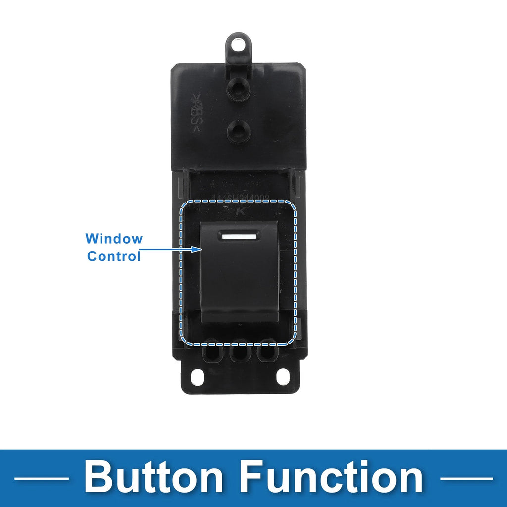 Rear Passenger Side Power Window Switch for Honda Odyssey (2015–2018) No. 35770T6AJ01