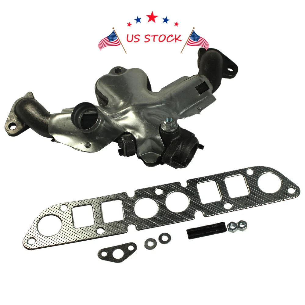 Exhaust Manifold & Gasket Kit for Jeep Cherokee Dakota Wrangler (1997–2006)