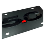License Plate Cover Premium Black for Chevrolet Camaro (2010–2024)