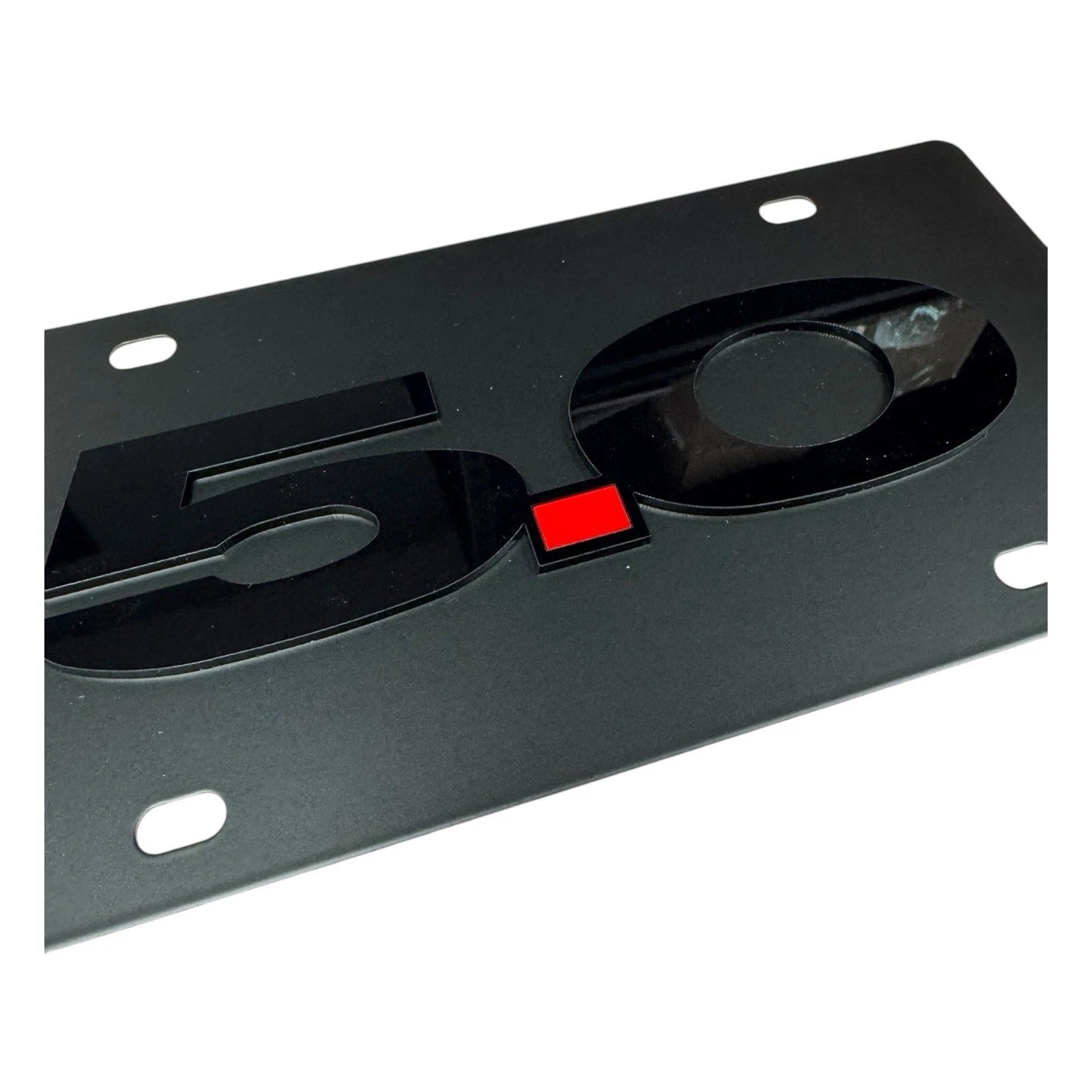 License Plate Cover Premium Black for Chevrolet Camaro (2010–2024)