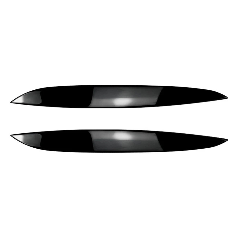 2X Headlight Eyebrow Eyelid Cover Trim for VW Golf MK4 (1997–2005) Gloss Black