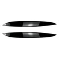 2X Headlight Eyebrow Eyelid Cover Trim for VW Golf MK4 (1997–2005) Gloss Black
