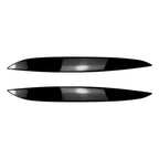 2X Headlight Eyebrow Eyelid Cover Trim for VW Golf MK4 (1997–2005) Gloss Black