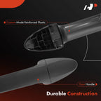 Rear Left or Right Black Exterior Door Handle for Ford Fiesta (2011–2019)