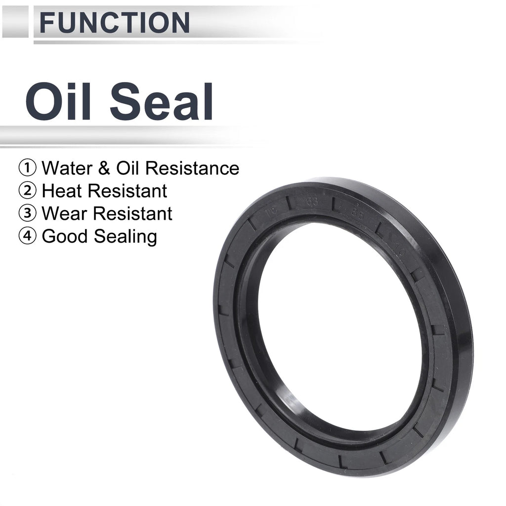 Set of 5 Oil Seal Rotary Shaft Seal NBR Rubber 63x85x10mm
