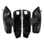 4" Stretched Hard Saddlebag & Conversion Brackets for Harley Softail (1984–2017)