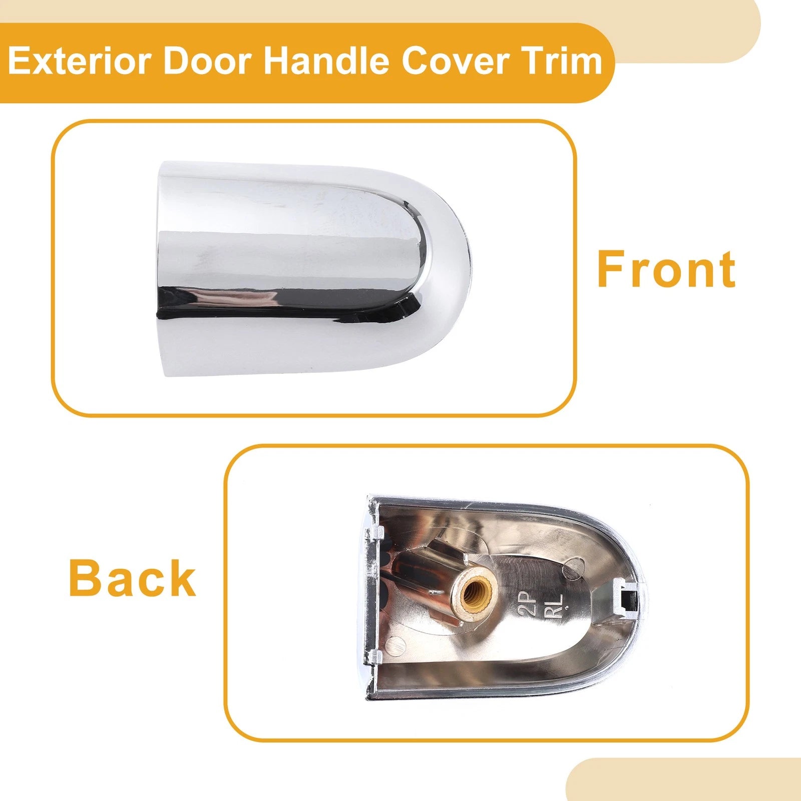 Chrome Door Handle Cover Trim for Kia Sorento (2011–2015) ABS